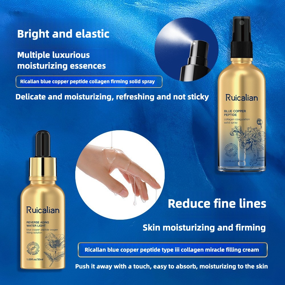 Mavi bakır peptidi Kırışıklık  - Luxury Skincare Kit incelemesi ve fiyatı