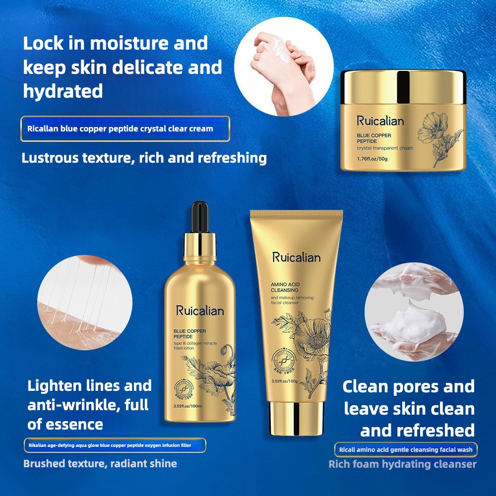 Mavi bakır peptidi Kırışıklık  - Luxury Skincare Kit incelemesi ve fiyatı