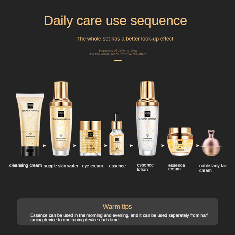 Kadın 24K Altın Cilt Bakım Set - Luxury Skincare Kit incelemesi ve fiyatı