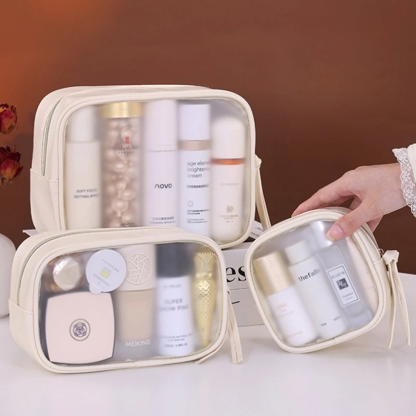 Yarı Şeffaf Lüks Makyaj Çantas - Luxury Skincare Samples incelemesi ve fiyatı