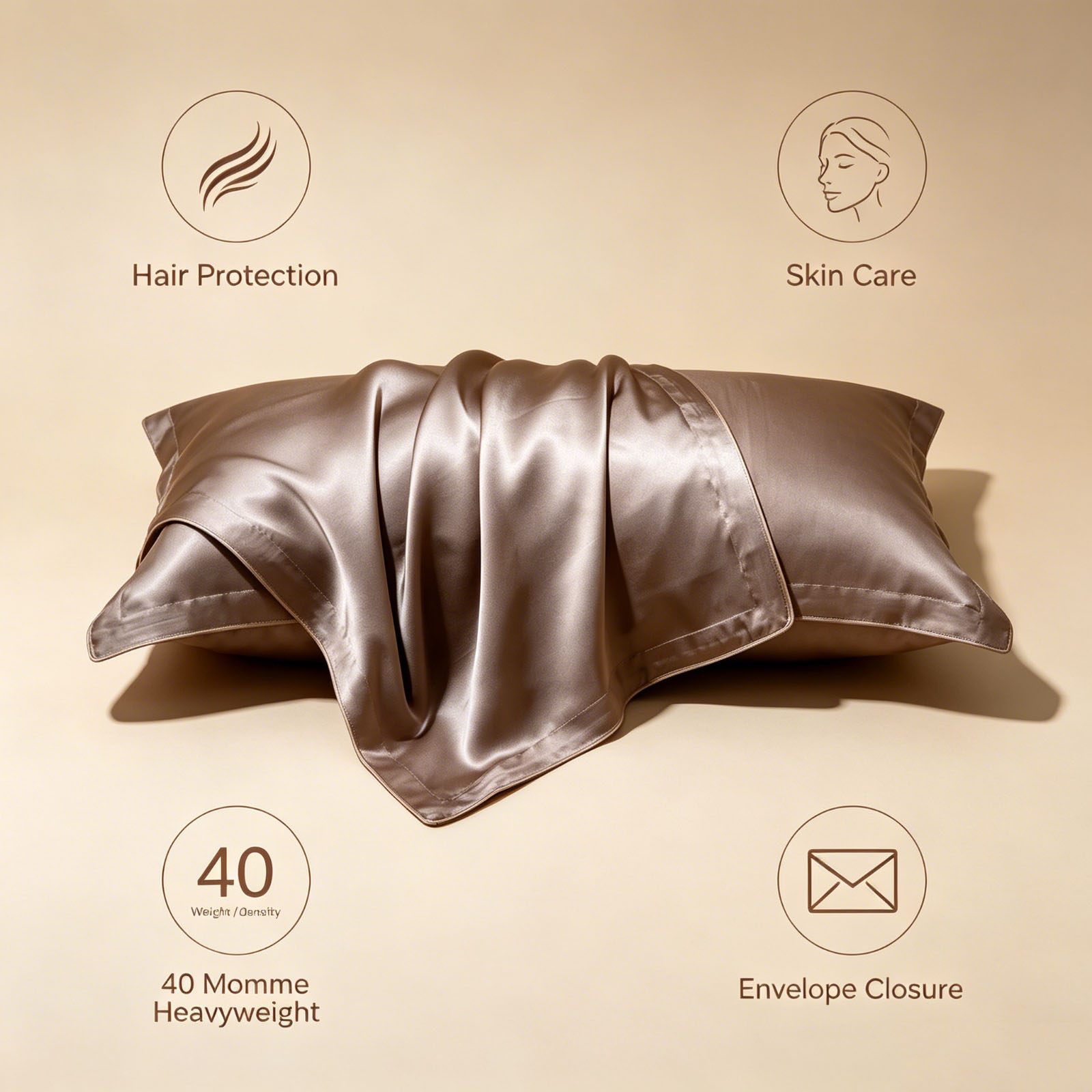 2 Adet İpek Yastık Kılıfı, Kra - Luxury Skincare Gifts incelemesi ve fiyatı