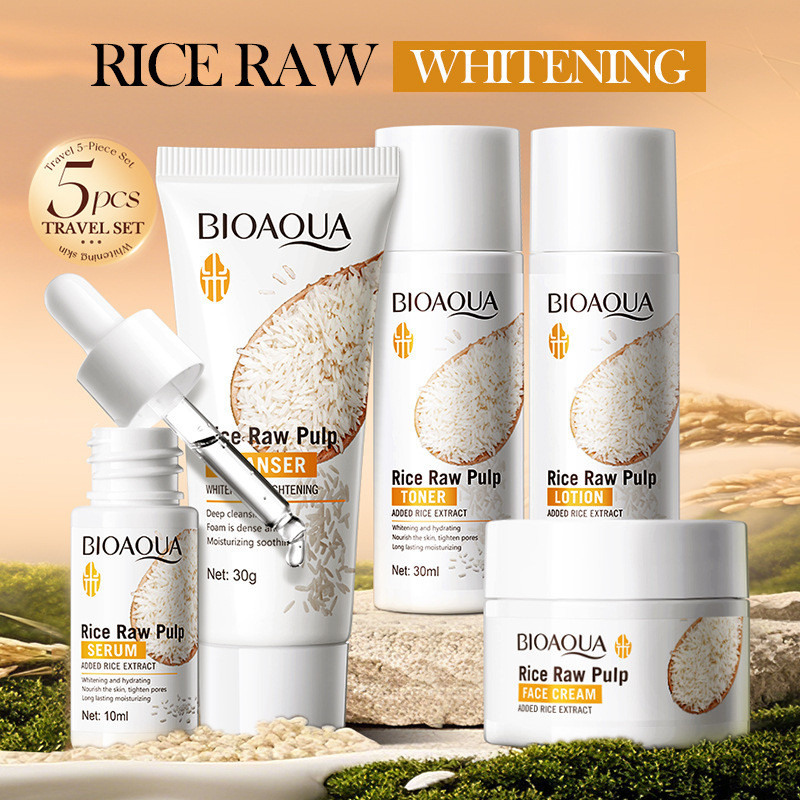 5 adet BIOAOUA Pirinç Ham Beya - Luxury Skincare Kit incelemesi ve fiyatı