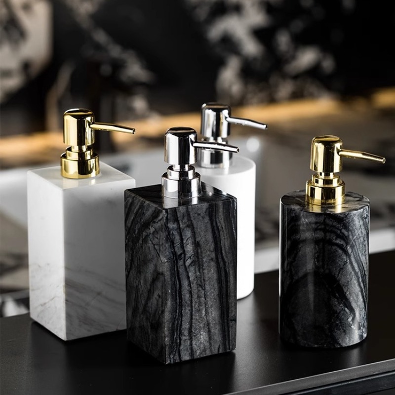 Doğal Mermer Sabunluk Şişesi,  - Luxury Skincare Jars incelemesi ve fiyatı